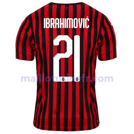 Maillot de Foot AC Milan Ibrahimovic 21 Domicile 2019-20